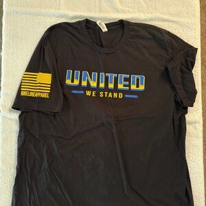 Nine Line Apparel 'United We Stand' Black Men's T-Shirt